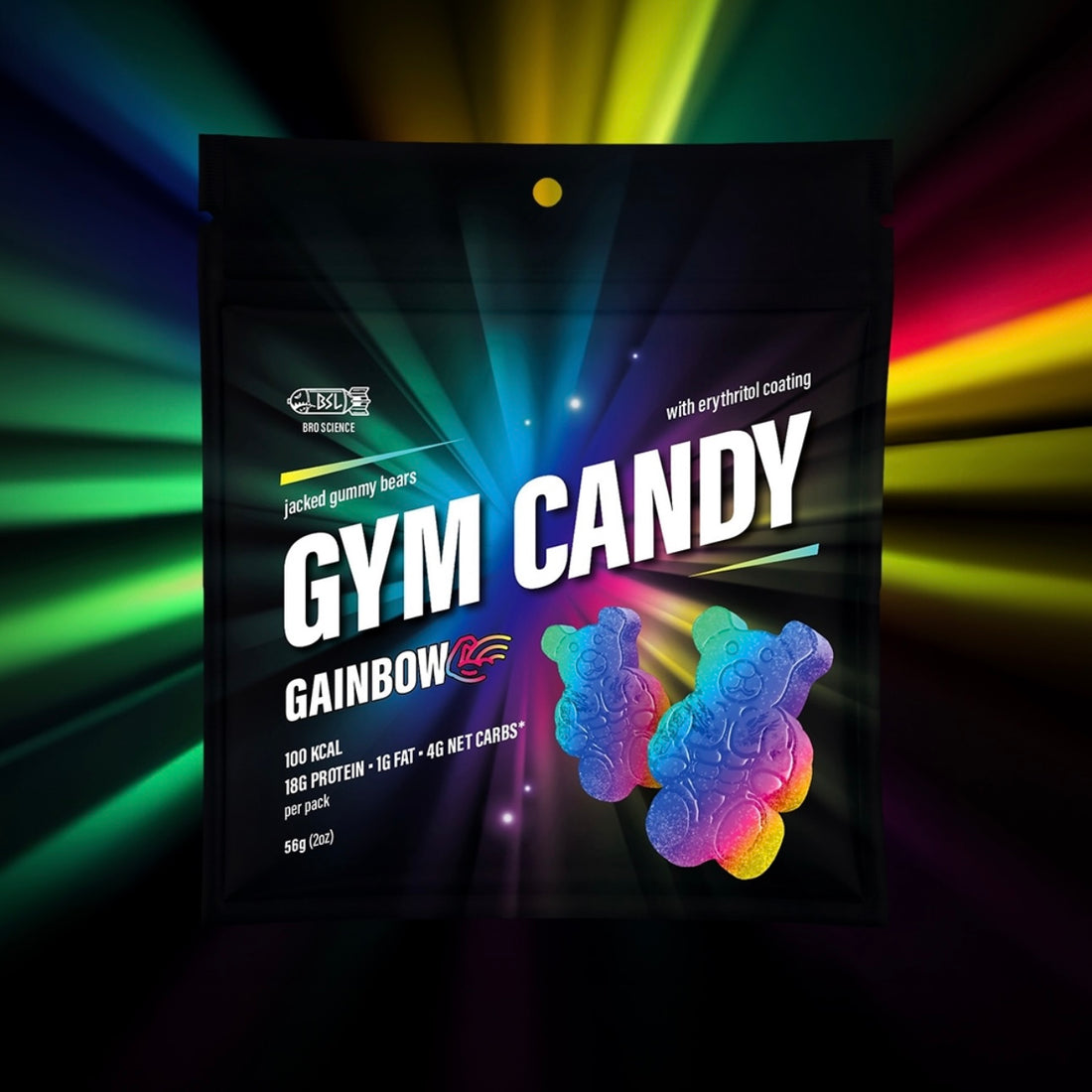 Nouvelle saveur Gym Candy : Gainbow