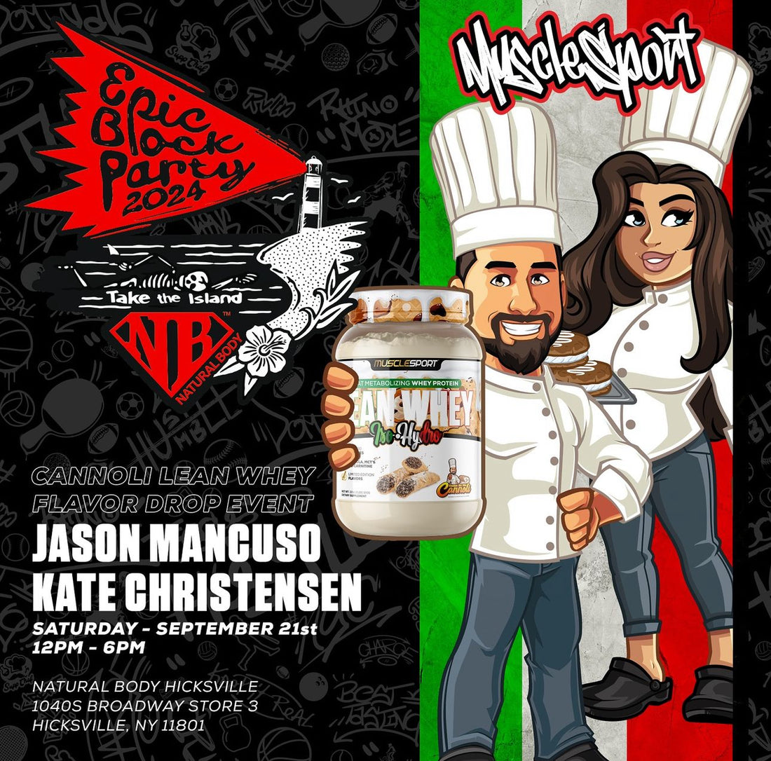 MuscleSport dévoile une nouvelle saveur irrésistible : Cannoli