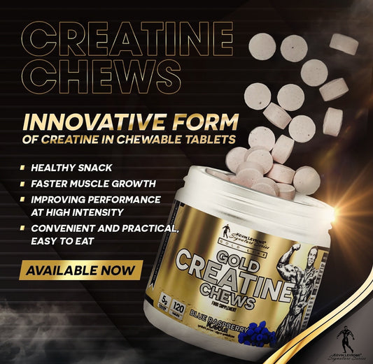 Levrone innove avec un supplément de créatine en comprimés à croquer !